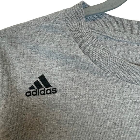 Adidas San Antonio Spurs Sweatshirt Men Medium Gray #2 Kawhi Leonard Long Sleeve - Picture 10 of 13